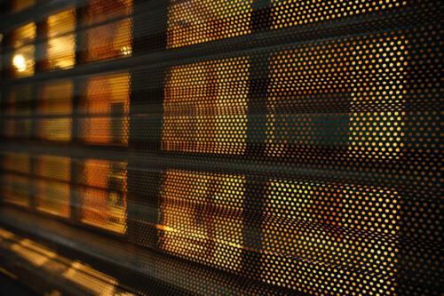 Perforated Galvalume Shutters